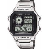 Relógio Casio Ae-1200 Wd Whd Horário