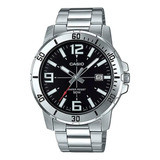 Relógio Casio Collection Masculino Prata Mtp-vd01d-1bvudf