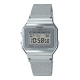 Relógio Casio Feminino Vintage Prata A700wm-7adf