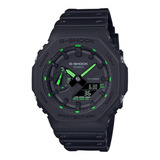 Relógio Casio G-shock Unissex Anadigi Verde