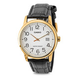 Relógio Casio Masculino Collection Couro Mtp-v002gl-7b2udf