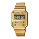 Relógio Casio Unissex Vintage Digital Dourado