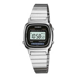 Relógio Casio Vintage Digital Unissex Prata La670wa-1df