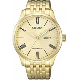 Relógio Citizen Masculino Automatico Tz20804g Dourado