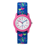 Relógio Com Correia De Tecido Elástico Analógico Timex Girls