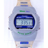 Relógio Condor Antigo G-shock Colecionável Silver Cell Sport