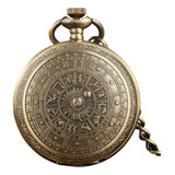 Relógio De Bolso Estilo Vintage Corrente Presente Elegante