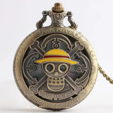 Relógio De Bolso One Piece Vintage Corrente Steampunk Retro