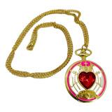 Relógio De Bolso Sakura Card Customizado - Pronta Entrega