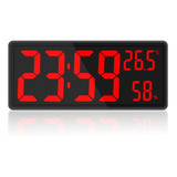 Relógio De Led Digital Espelhado Despertador