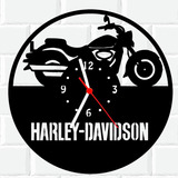 Relógio De Madeira Mdf Parede | Harley Davidson Moto 4 A