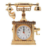 Relógio De Mesa De Telefone Vintage Estátua Estilo A
