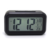 Relógio De Mesa Despertador Digital Com Sensor Noturno