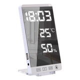 Rélogio De Mesa Digital Temperatura Hora Decorativo