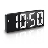 Relogio De Mesa E Parede Digital Led Data Alarme Temperatura