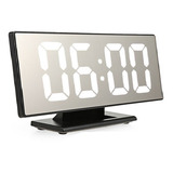 Relógio De Mesa Led Digital Alarme Despertador Espelho Cama