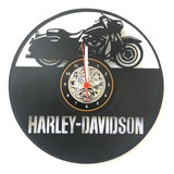 Relógio De Parede, Disco Vinil, Harley