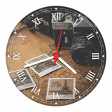 Relógio De Parede Fotografia Retrô Vintage
