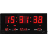 Relógio De Parede Gigante Painel Led Digital Calendário Hora