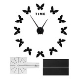 Relógio De Parede Grande, Butterfly Shape