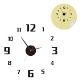 Relógio De Parede Grande 3d Luxo