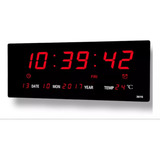 Relógio De Parede Grande Led Digital Academia Hospital 46 Cm
