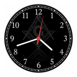 Relógio De Parede Maçonaria Símbolo Maçom