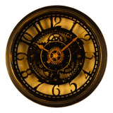 Relógio De Parede Retrô Antigo Engrenagem