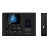 Relógio De Ponto Biométrico Digital Impressão Eletrônico Cor Preto 110v/220v