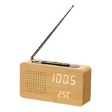 Relógio De Rádio Com Display Digital