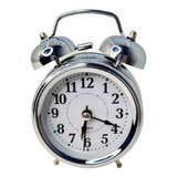 Relógio Despertador Analógico Modelo Antigo 2 Sinos Som Alto