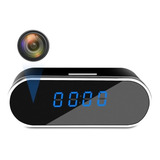 Relógio Despertador De Mesa Espião Micro Camera Wifi Digital