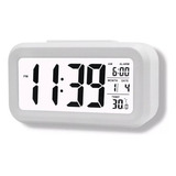 Relógio Despertador Digital Alto De Mesa Calendário Chronos