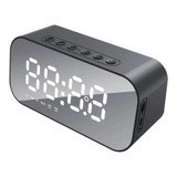 Relógio Despertador Digital Com Caixa De Som Bluetooth Tedge