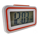 Relógio Despertador Digital Luminoso Fala Hora Idoso Cego