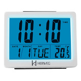 Relógio Despertador Herweg Digital Led Termômetro