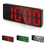 Relógio Despertador Led Para Quarto Alarme Data Temperatura