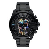 Relógio Diesel Dz4582 Mega Chief Skull Rainbow 100% Original