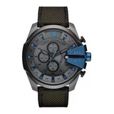 Relógio Diesel Masculino Preto/dourado Dz4500 Original + N.f