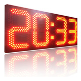 Relógio Digital De Leds 4 Dígitos