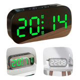 Relógio Digital De Mesa E Parede Led Com Data E Alarme