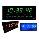 Relogio Digital Modelo Painel Led Luminoso Calendario