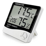 Relógio Digital Termômetro Umidade Mesa/parede