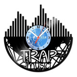 Relógio Disco De Vinil Música Trap