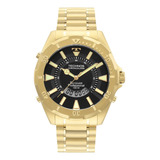 Relogio Dourado Masculino Technos Analogico Skydriver