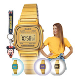 Relógio Feminino Casio Digital Dourado La670wga