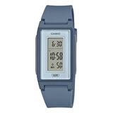 Relógio Feminino Casio Lf-10wh-2df Core Ladies, Cor Da Pulseira: Cinza, Cor Do Bisel, Cor De Fundo Cinza