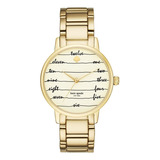 Relógio Feminino Kate Spade Gramercy Dourado