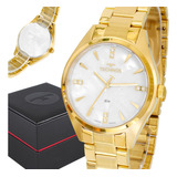 Relógio Feminino Technos Dourado Prova D'água Garantia 1 Ano