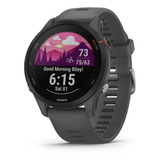 Relógio Garmin Fr 255 Basic Monitor Cardíaco De Pulso E Gps Caixa Slate Gray Pulseira Slate Gray Bisel Preto Desenho Da Pulseira Esportiva